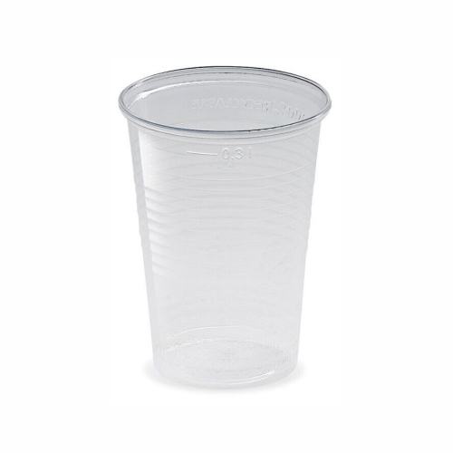 Getränkebecher 0,3L PP transparent Ø7,8cm